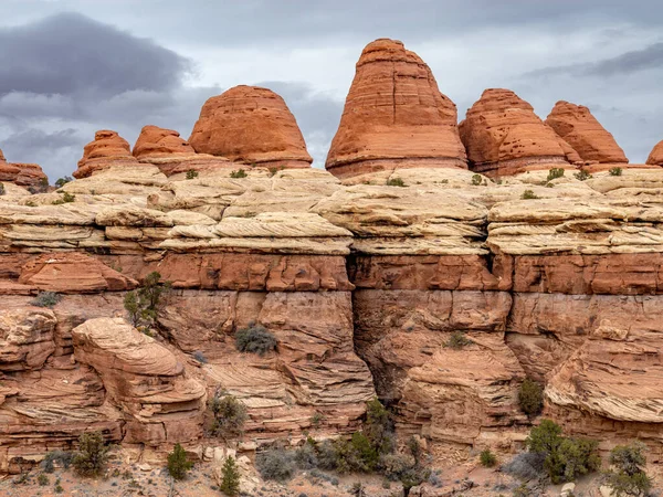 Colors Textures Very Level Canyonlands Rock Formations Utah — Stock Photo, Image