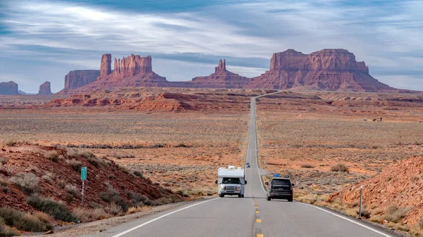 Monument Valley Forest Gump Point Travelers Highway — Foto Stock