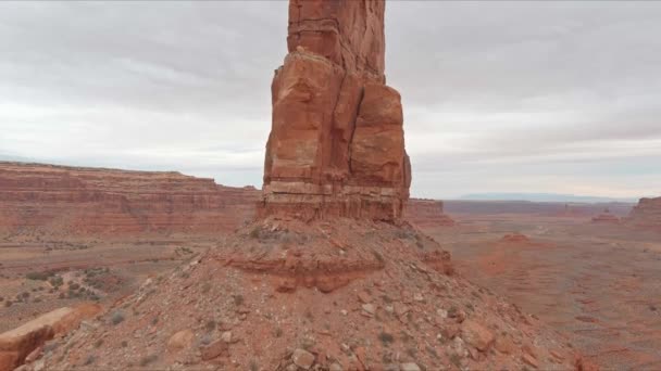 Luftaufnahme Des Tals Der Götter Utah — Stockvideo