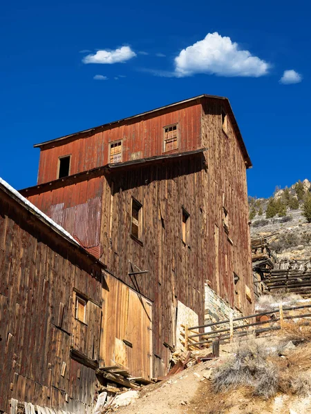 Exploitation Minière Antique Dans Les Montagnes Idaho — Photo