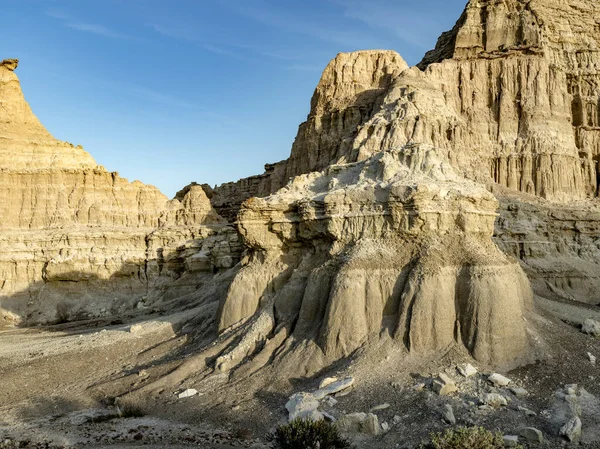Нездоланні Скелі Римській Пустелі Орегон Біля Заходу Сонця — стокове фото