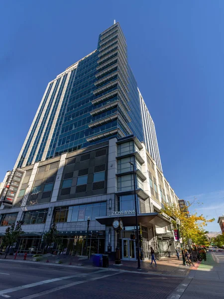 Vista Para Edifício Zions Bank Boise — Fotografia de Stock