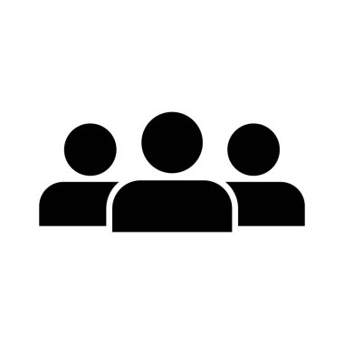 Teamwork vector icon. Illustration Logo Template. Team line icon, seo development, people sign Team of people simple isolated symbol sign.