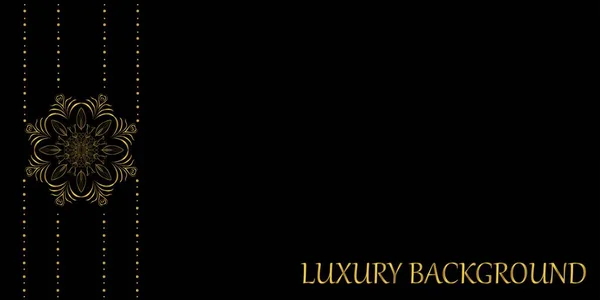 Luxury Mandala Background Golden Pattern Arabic Islamic East Style Ramadan — ストックベクタ