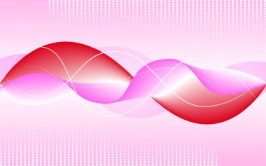 Soyut dalgalı arka plan. Pankart, el ilanı, duvar kağıdı, iniş sayfası için minimalist tasarım. Vektör illüstrasyonu