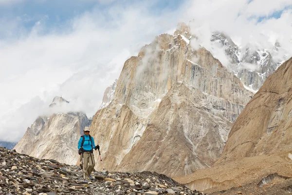 A Karakorum túrázás Stock Fotó