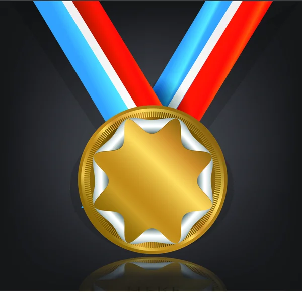 Modèle de médaille d'honneur 04 — Image vectorielle