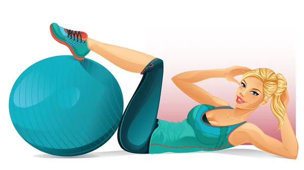 egzersizi yapıyor kadın