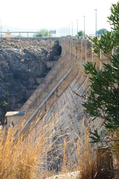 Betonstruktur Eines Sumpfes Der Der Stromerzeugung Gewidmet Ist — Stockfoto