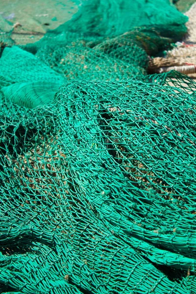 Colorful Fishing Nets Ready Shipped Used Sea — Stock Photo, Image