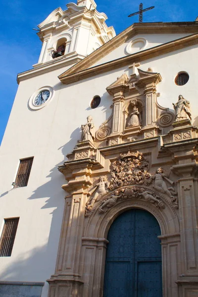 Krásná Barokní Fasáda Svatyně Panny Marie Fuensanta Patrona Murcie Nachází — Stock fotografie