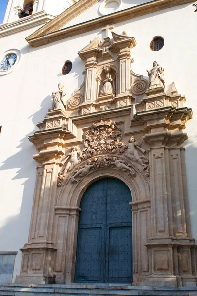 Bela Fachada Barroca Santuário Virgen Fuensanta Padroeira Múrcia Localizada Algezares — Fotografia de Stock