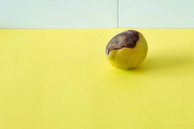 Rotten lemon that can no longer give flavor and is only good for throwing away