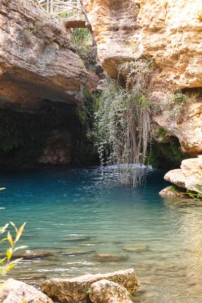 Idyllic natural area in the interior of the Region of Murcia, the Salto del Usero in Bullas
