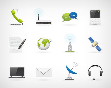 Detaylı iletişim Icon set
