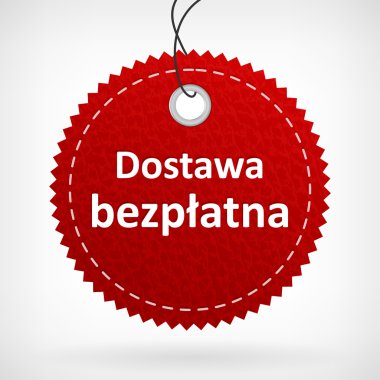 kırmızı deri etiket bezplatna dostawa