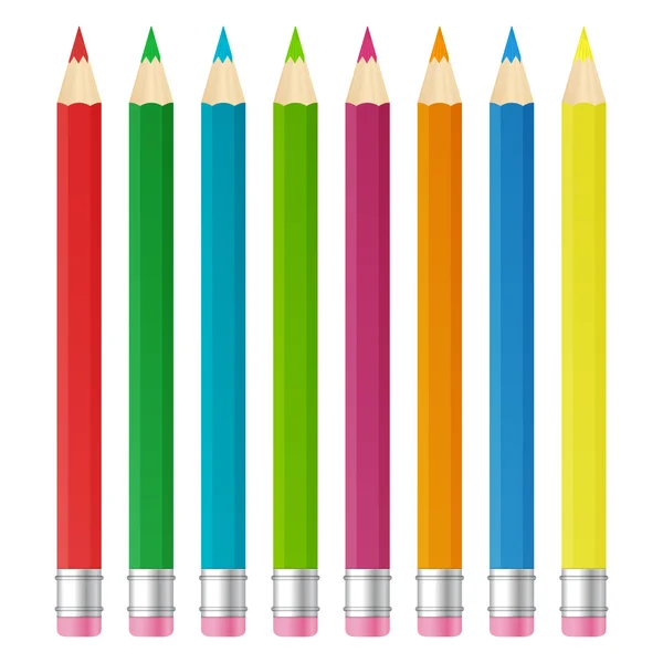 Crayons de couleur — Image vectorielle