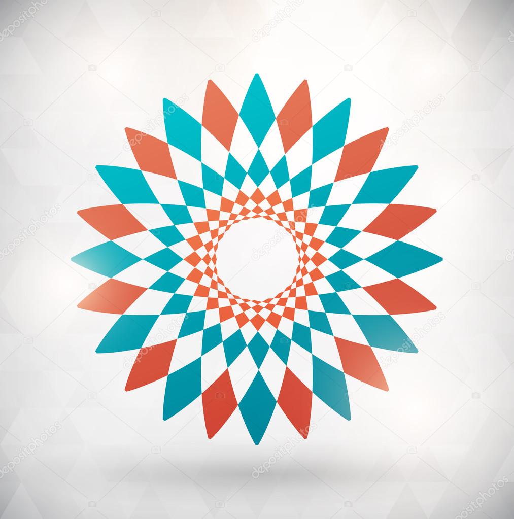 Flower shape logo template Stock Vector Image by ©sputanski 35898037