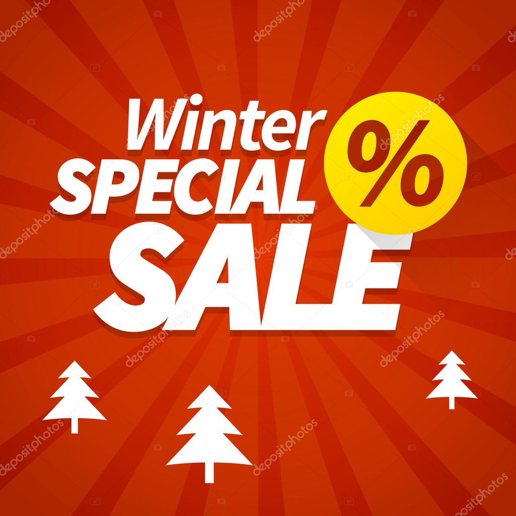 winter special sale poster