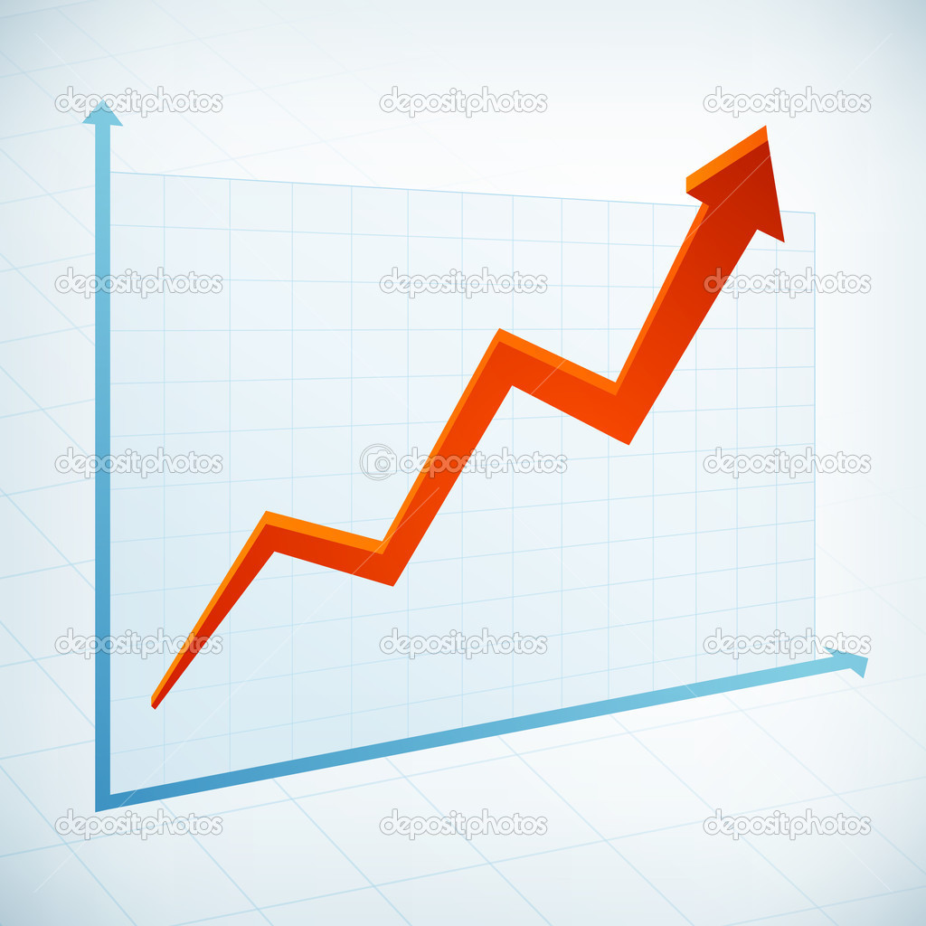 positive business graph arrow