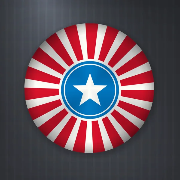 Vector american badge — Stock Vector
