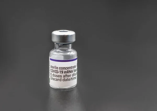 Ampul Vaccin Tegen Coronavirusinfectie — Stockfoto