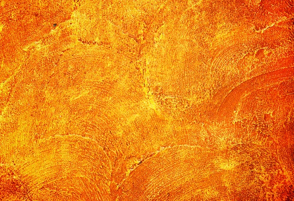 水泥背景与橙色的墙上一个纹理 — 图库照片