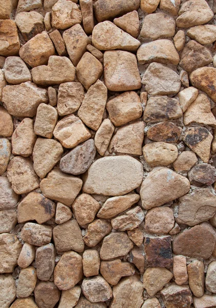 Paredes de pedra rebocadas com cimento . — Fotografia de Stock