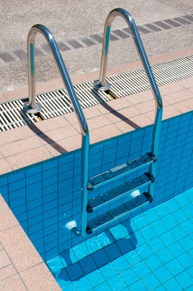 Swimming pool with stair at sport center — Stock Photo, Image