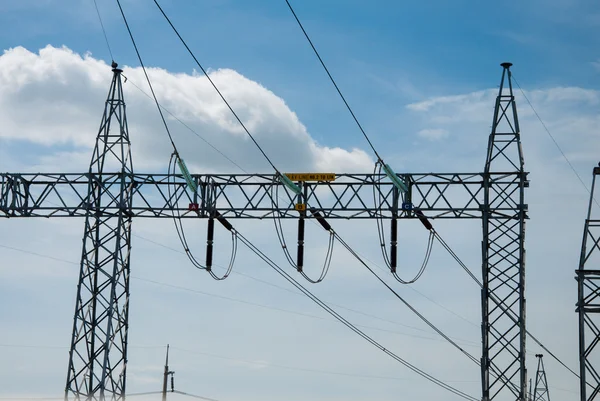 Kraftwerk zur Herstellung von Elektrizität — Stockfoto