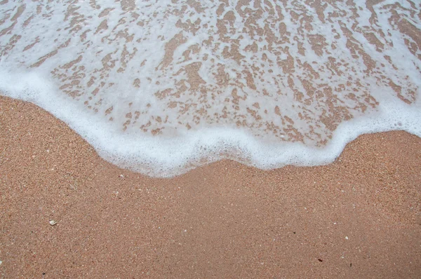 Vlna moře na pláži — Stock fotografie