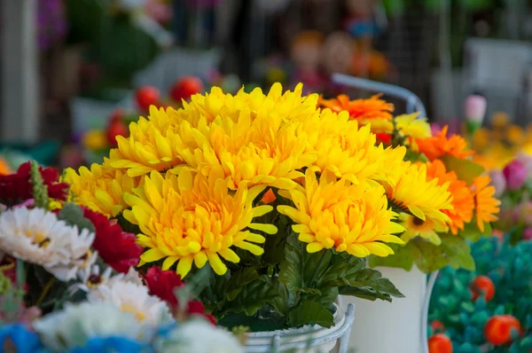 Flor de la tela, fondo floral —  Fotos de Stock