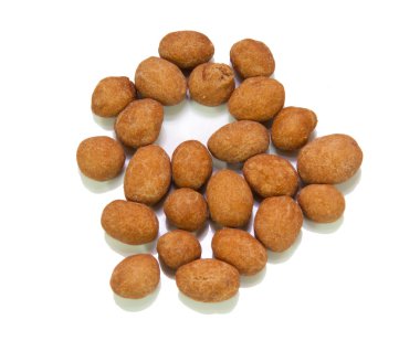 beyaz arkaplanda fıstık