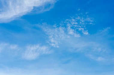 Bulutlu mavi gökyüzü