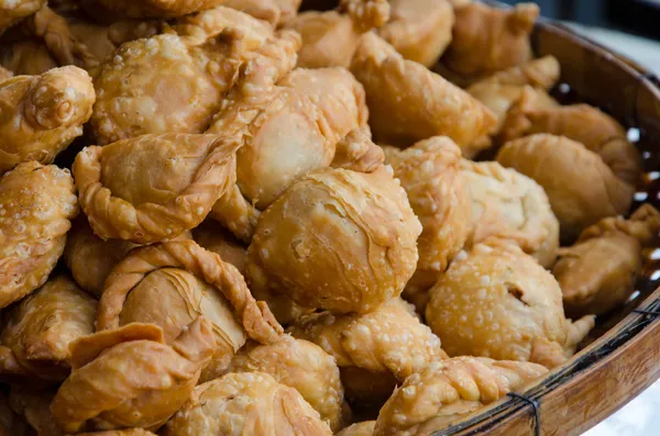 Thai little curry puff — Stock Photo, Image