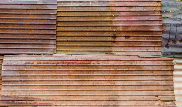 Rust texture zinc wall for background — Stock Photo, Image