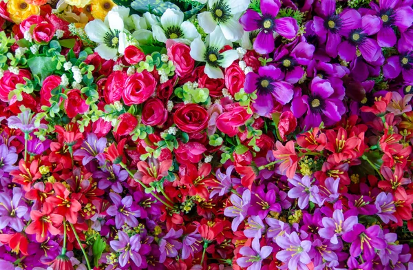 Blume des Stoffes, floraler Hintergrund — Stockfoto