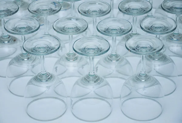 Wine Glass Bottoms — Stock Photo, Image