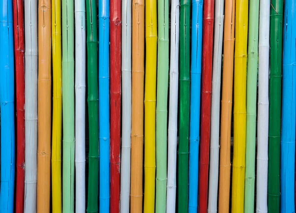 Colorful bamboo. — Stock Photo, Image