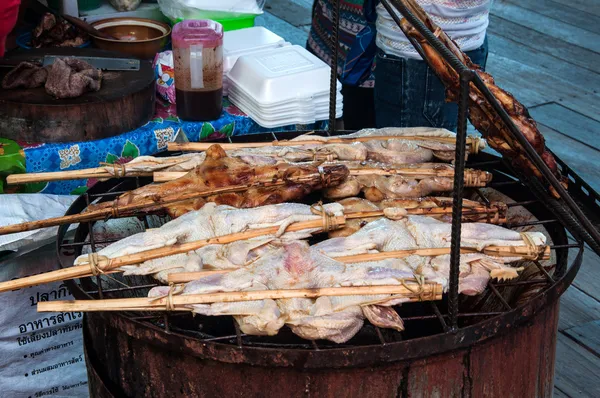 Chicken on the Grill — Stock Photo, Image