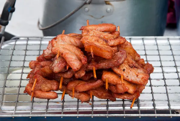 Traditional Thai roasted pork — Stock Photo, Image