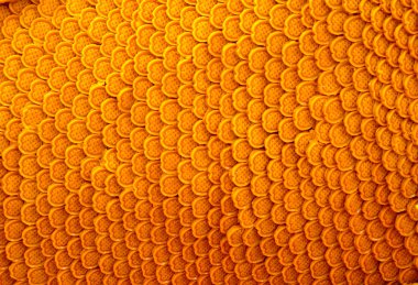 Tay tarzı desen tasarım el sanatları üzerine mum