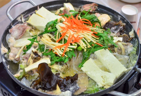 Sukiyaki Kore gıda — Stok fotoğraf