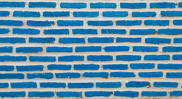 背景の青のグランジ レンガの壁のテクスチャ — ストック写真