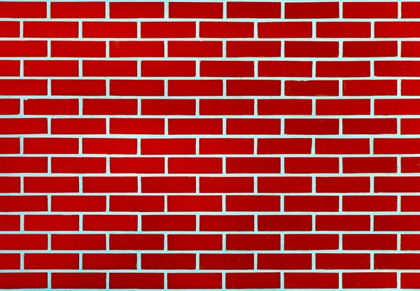 Parede de tijolo vermelho para fundo — Fotografia de Stock