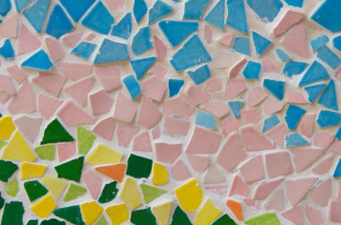 arka plan için renkli Mozaik çini