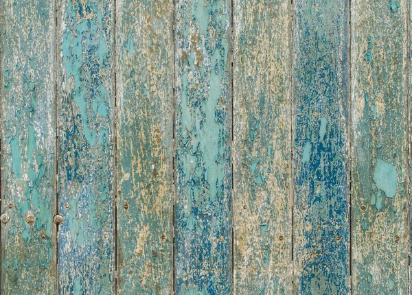 Tablones de madera textura con pintura de color agrietado para el fondo — Foto de Stock