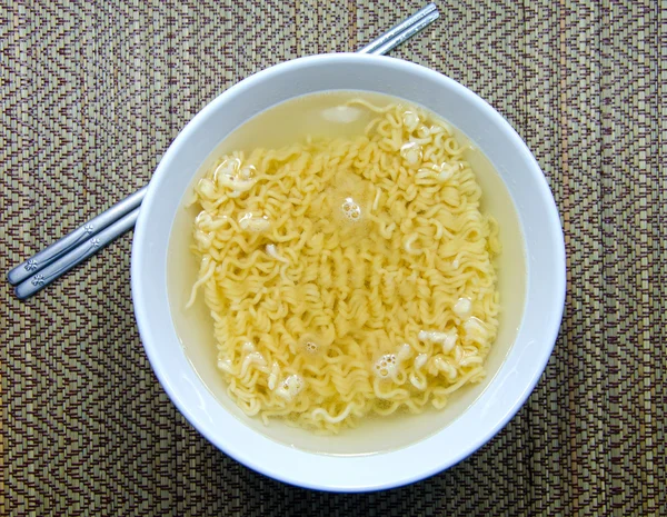Cup dried noodles of fast preparation