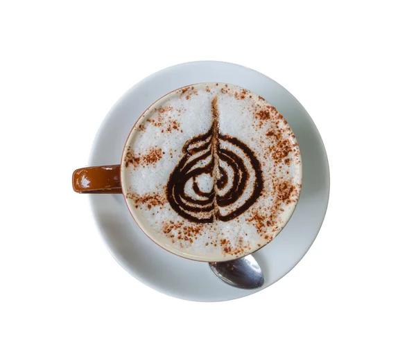 Chocolate quente no café — Fotografia de Stock