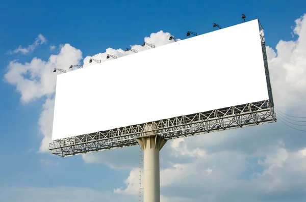 Prázdný billboard připraven na novou reklamu — Stock fotografie